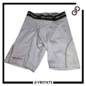 Shock Doctor Men's Compression Hockey Athletic Shorts Gray Size Medium